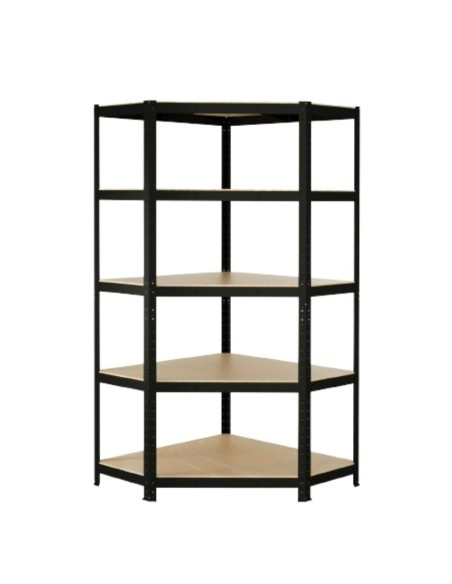 Estante Esquinero Acero Galvanizado Negro