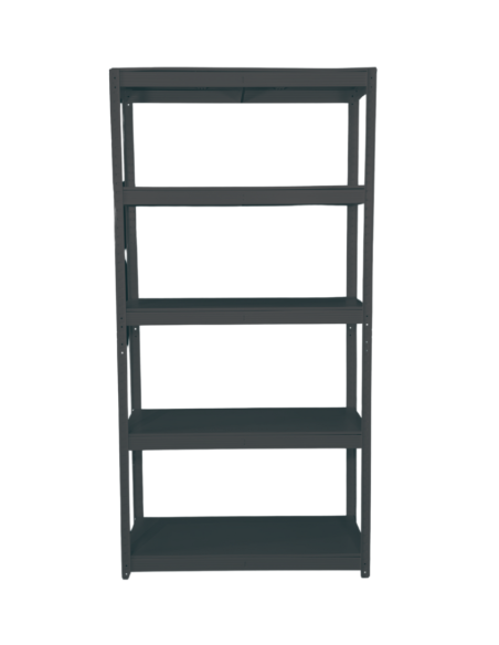 ESTANTE METALICO NEGRO 180X90X40