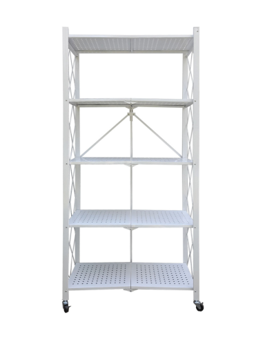 Estante Plegable 5 Niveles Blanco