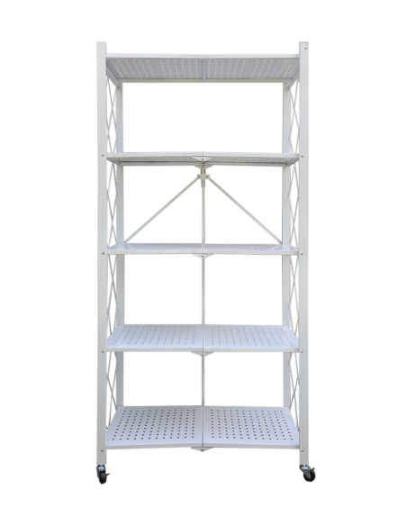 Estante Plegable 5 Niveles Blanco